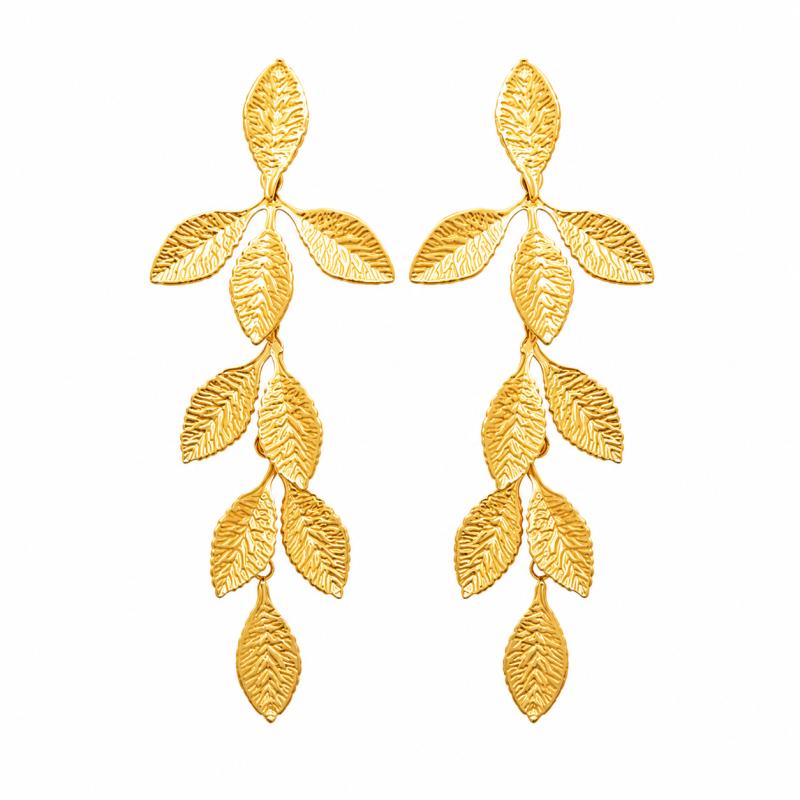 Boucles d'oreilles Feuilles