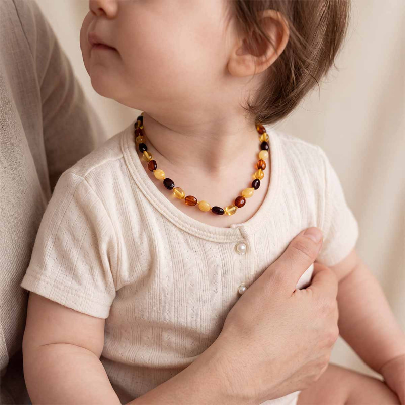 Collier ambre bébé Léon