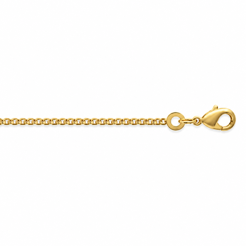 Chaîne Maille Forçat Plaqué Or et Largeur 1.75mm