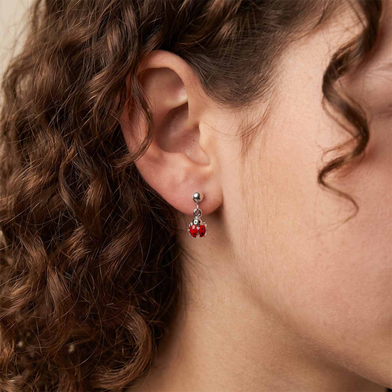 Boucles d'oreilles Coccinella