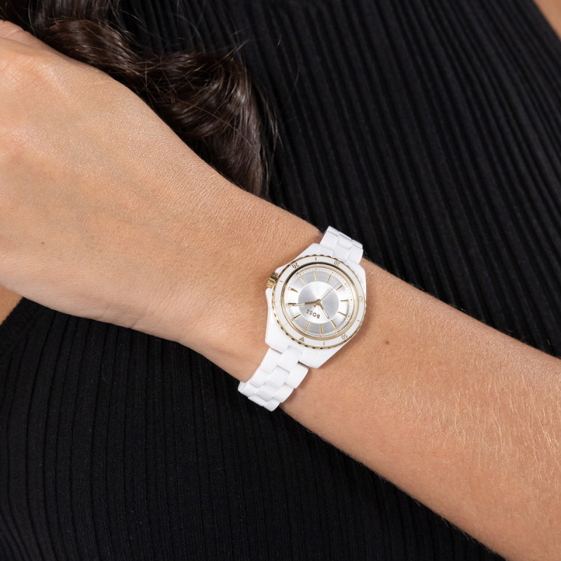 Montre Boss Sage Aqua Blanc