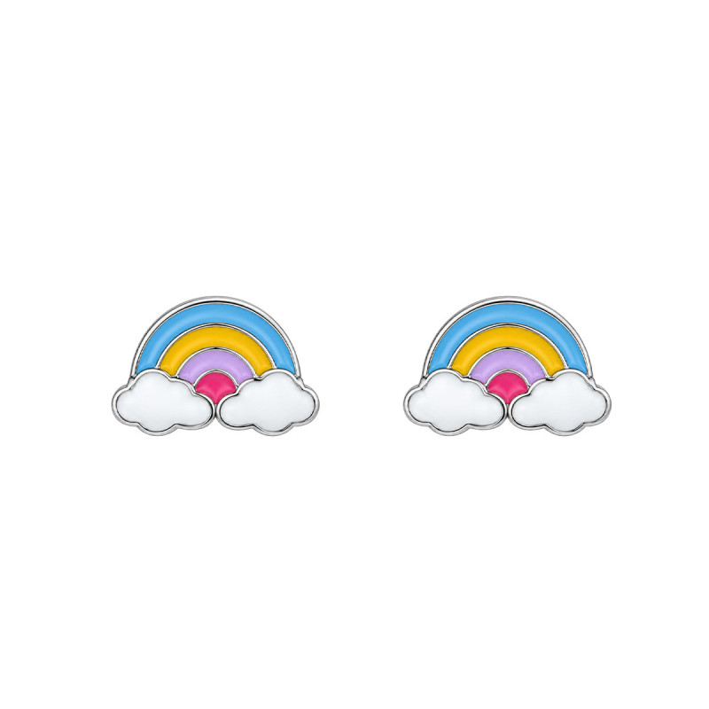 Boucles d'oreilles Arc en ciel