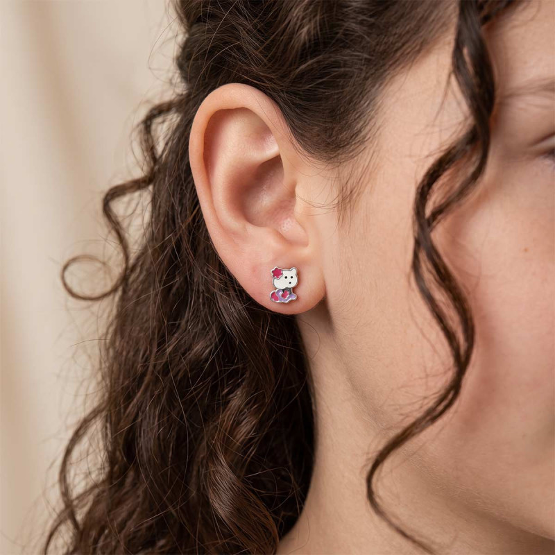 Boucles d'oreilles Chat