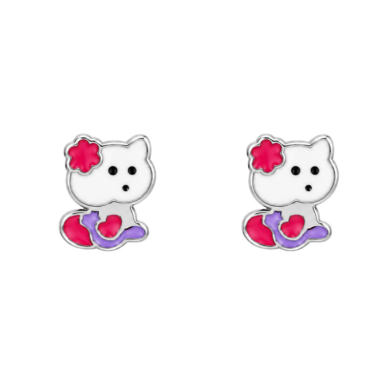 Boucles d'oreilles Chat