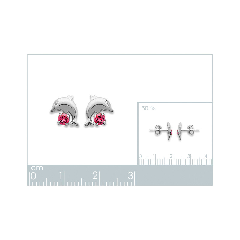 Boucles d'oreilles Dauphin Lorène