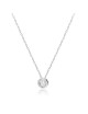 Collier Solitaire Or 375 Diamant 0.025ct