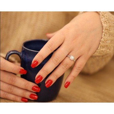 Bague Solitaire Or 750...