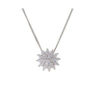 Collier Chou Argent Oxyde...