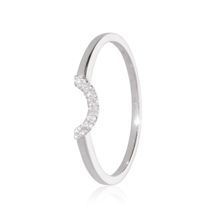 Bague Or 750 Diamant Laboratoire 0.040ct