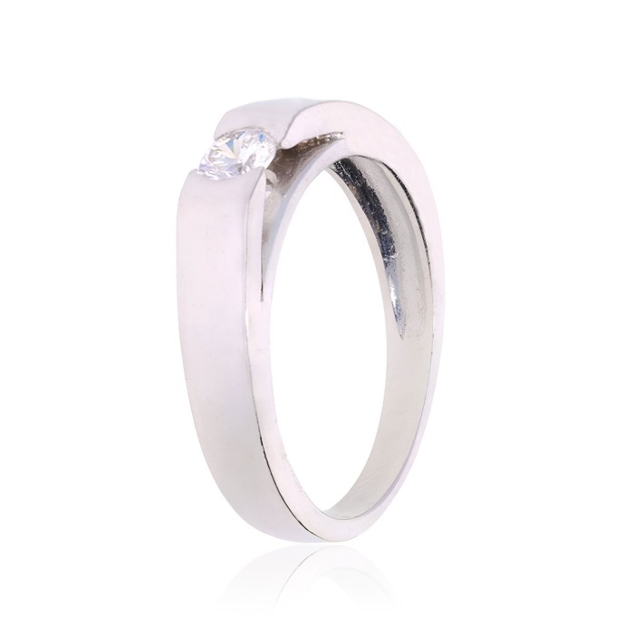 Bague Solitaire Or 375 Diamant 0.200ct