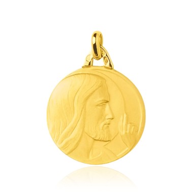Médaille Christ Or 375