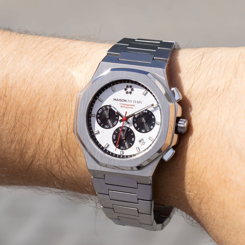 Montre MAISON DU TEMPS MTGamma Chronographe Blanc