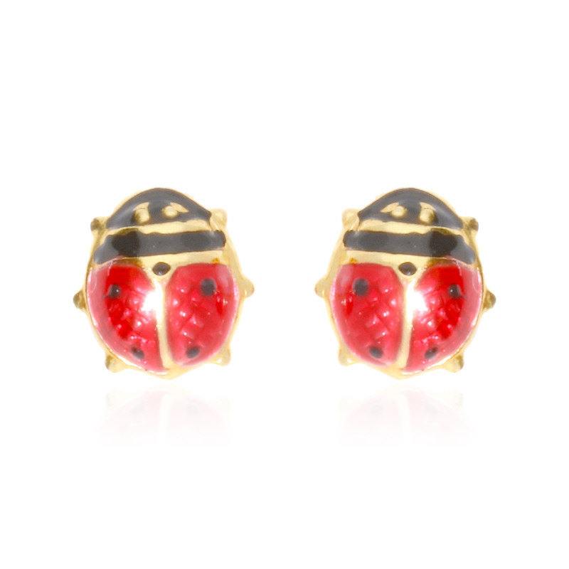 Boucles d'oreilles Coccinelle Erynn