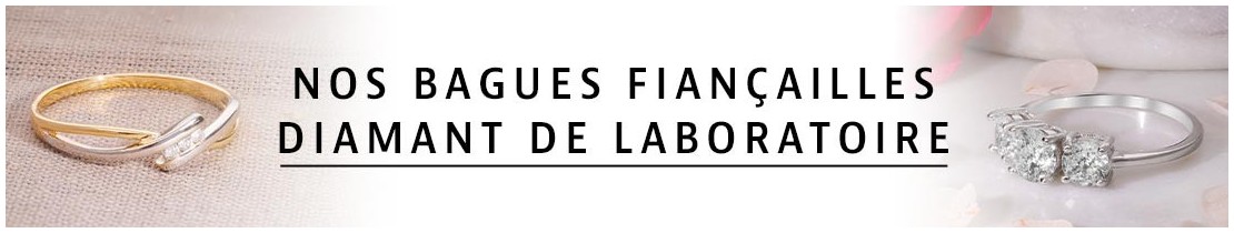 Bagues Fiançailles Diamant de Laboratoire